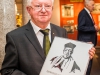 Verleihung des Estrongo Nachama Preis am Dr. Rudolf Seiters; Laudator Christian Wulff ( Foto: u.a. mit Wulff, Seiters)