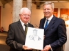 Verleihung des Estrongo Nachama Preis am Dr. Rudolf Seiters; Laudator Christian Wulff ( Foto: u.a. mit Wulff, Seiters)